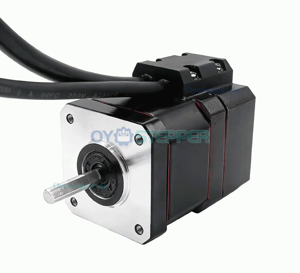 CASUN NEMA17 Wasserdichter koaxialer Schrittmotor in Mehrlagenbauweise IP67 400mNm 1,8&deg; 12V 1,68A 2 Phasen